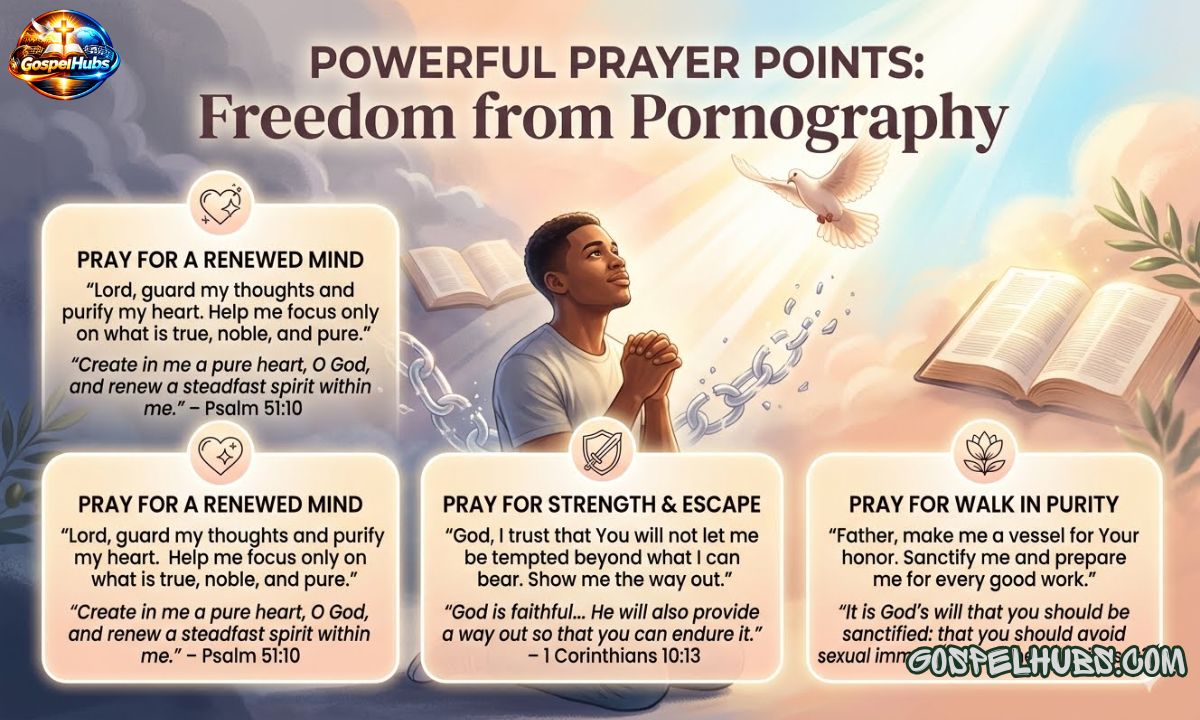 85 Powerful Pornography Prayer Points with Scriptures for Deliverance