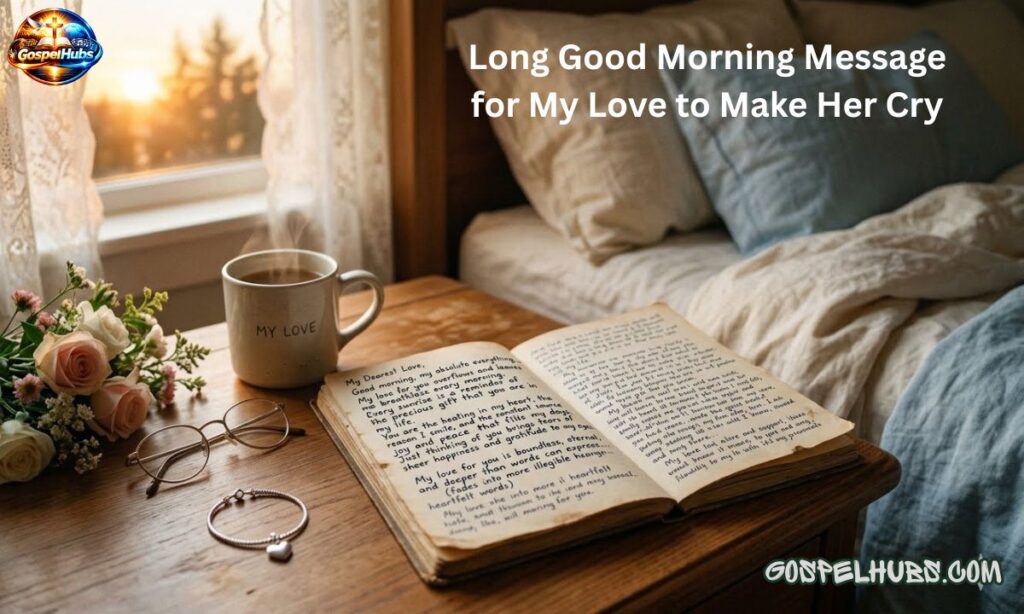 Long Good Morning Message for My Love to Make Her Cry