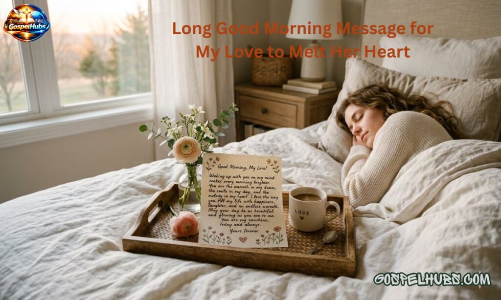 Long Good Morning Message for My Love to Melt Her Heart