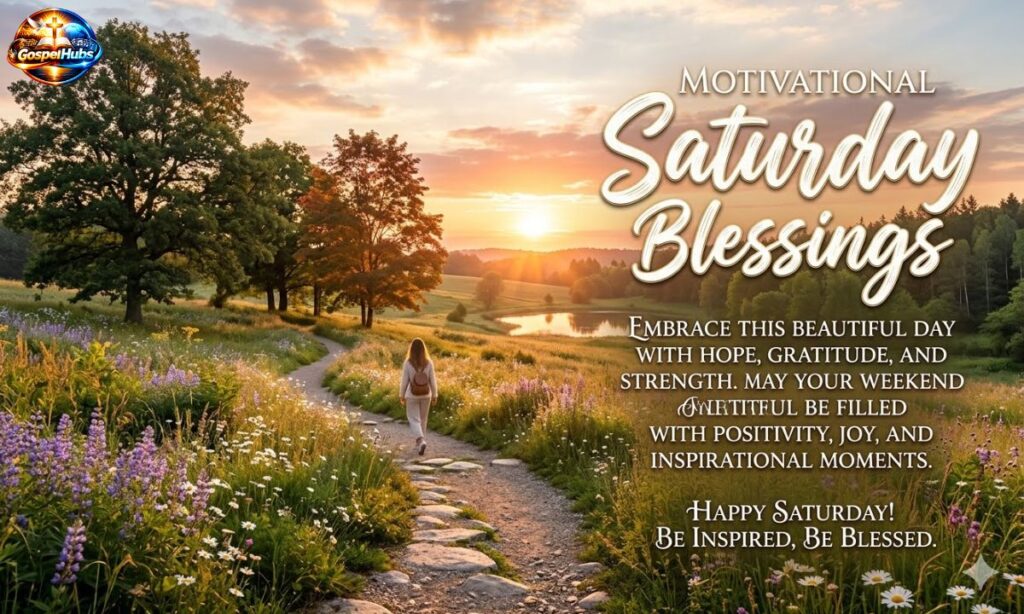 Motivational Saturday Blessings