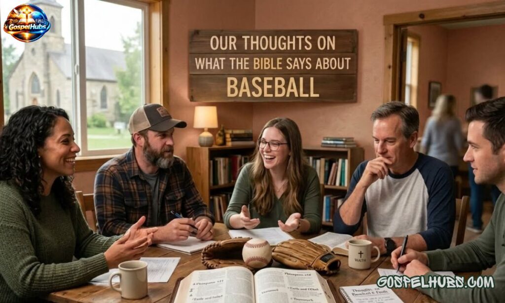 Our Thoughts On What the Bible Says About Baseball and Faith