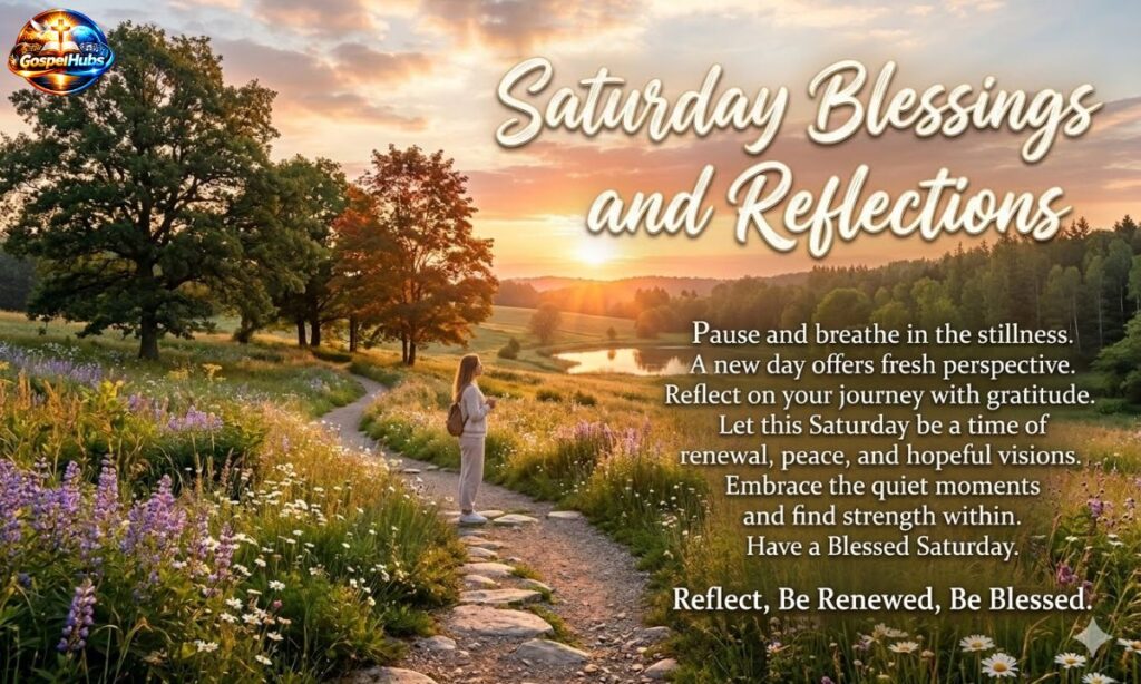 Saturday Blessings and Reflections