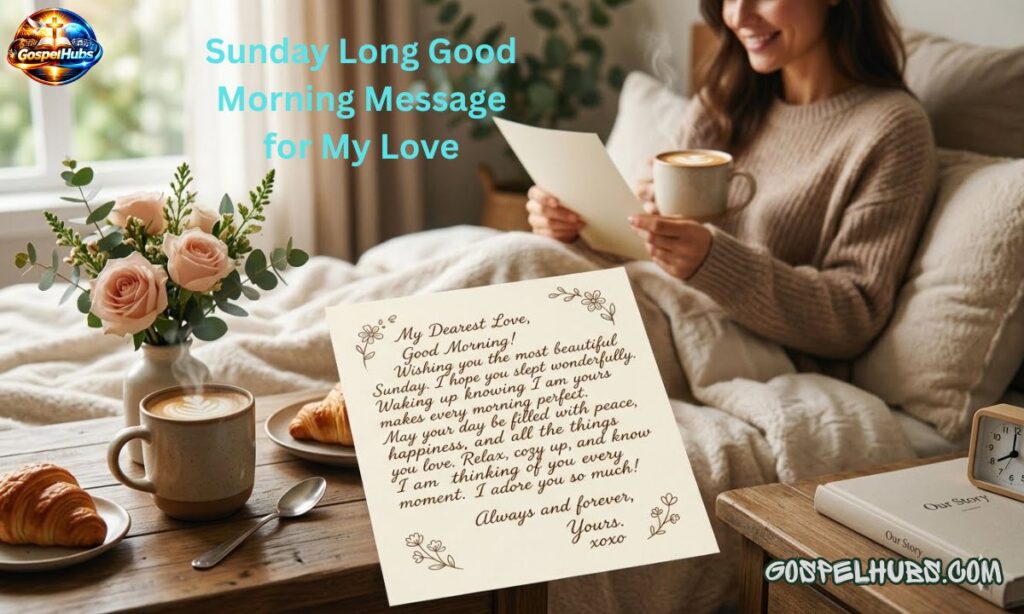 Sunday Long Good Morning Message for My Love