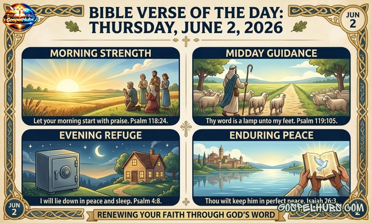 Bible Verse of the Day: Thursday, June 2, 2026