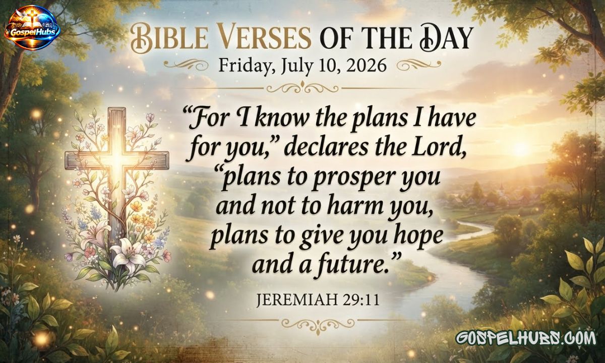 Bible Verses of The Day: Friday, July 10, 2026