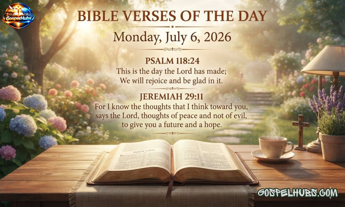 Bible Verses of the Day: Monday, July 6, 2026