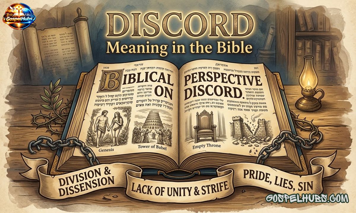Discord Meaning in the Bible: Biblical Definition, Spiritual Lessons & Bible Verses (2026 Guide)
