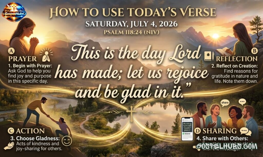 How to Use Today's Verse of the Day
