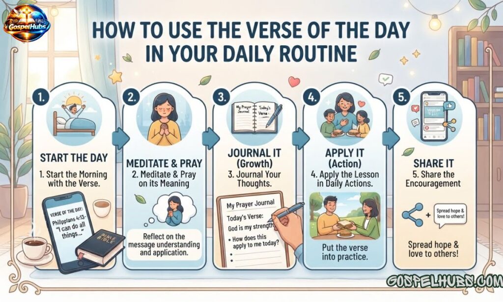 How to Use the Verse of the Day in Your Routine