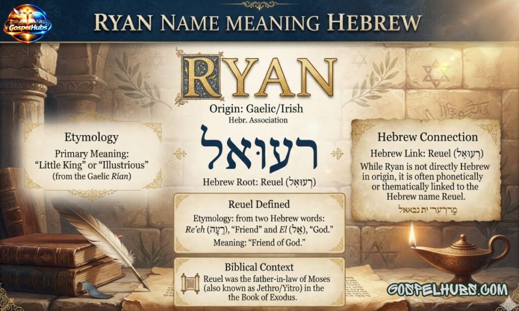Ryan Name Meaning Hebrew