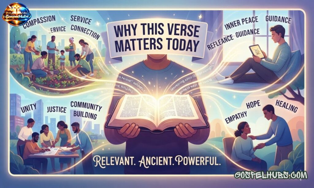 Why This Verse Matters Today